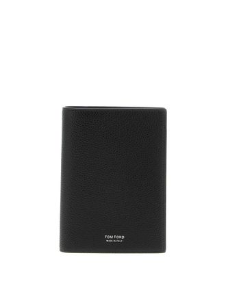 Tom Ford Hammered Leather Passport Holder