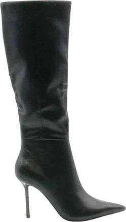 Steve Madden Stereo Laarzen - Dames - Laarzen met Hak - Zwart - 39 EU - Schoenen