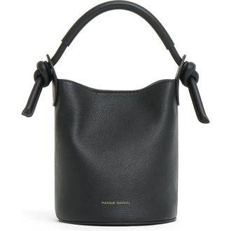 Mansur Gavriel Mini Mini Fortuna Bucket Bag in Black at Nordstrom
