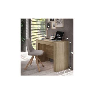F.R.S. Mesa Extensible Con Cinco Posiciones Acabado Roble, 51/97.5/144/190.5/237cm (ancho) 78cm (alto) 90cm (fondo)
