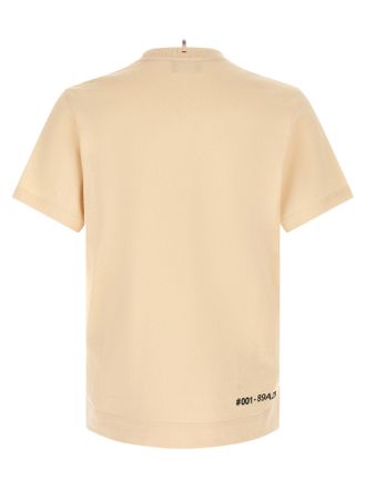 Moncler Logo-Print T-shirt - Cream