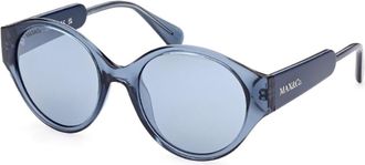 Max & Co. MO0058 90X Womens Sunglasses Blue Size 54