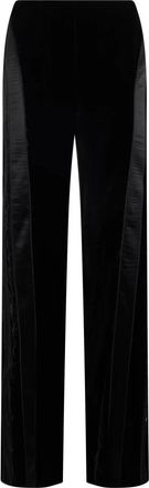 Alberta Ferretti Straight Broeken - Dames - Straight fit broeken - Zwart - S - Broeken