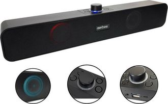 Trade Shop Trade Shop - Soundbar Senza Fili Bluetooth Tv Altoparlante Stereo Fm Aux Home Theater Ab-d387