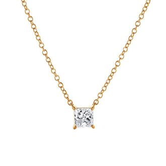 Grown Brilliance 14KT Yellow Gold 0.55 Carat Lab Grown Diamond Necklace for Women