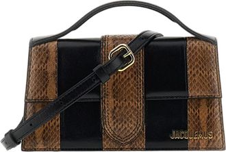 Jacquemus Le Grand Bambino Paneled Leather Shoulder Bag