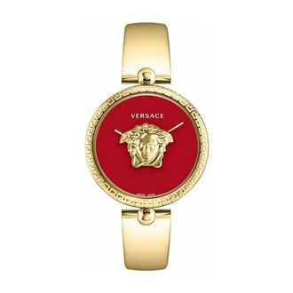Versace Palazzo Horloge - Dames - Horloges - Rood - ONE Size - Accessoires