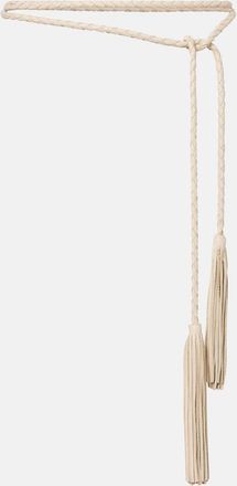 Nour Hammour Leather tassel belt