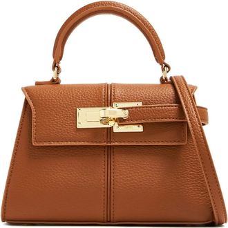 JW PEI Borsa a tracolla strutturata in pelle - Marrone