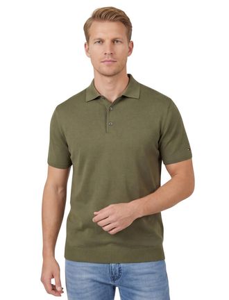 Tommy Hilfiger polo groen effen