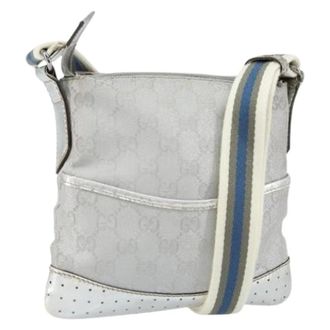 Gucci Borsa a tracolla vintage in tela Pre-owned - - Pre-owned - Donna - Grigio - ONE SIZE