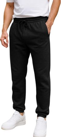 Urban Road Mens Fleece Jogging Bottoms - Winter Warm Sweatpants with Zipped Pockets & Drawcord Waist, Heavyweight 280gsm Joggers, Casual Sports & Loungewear Trou