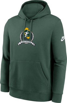 Nike Green Bay Packers Rewind Club Nike Mens NFL Pullover Hoodie in Green | NKDK3EE7TV-TM9