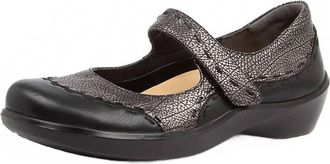 Ziera Womens Gummibear W Mary Jane Shoes In Black Antique Pewter Leather