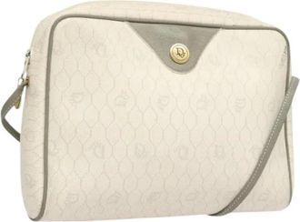 Dior Pre-owned Cross Body Bags, female, White, Size: ONE SIZE Pre-owned Plastic Shoulder Bag