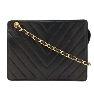 Chanel Pre-owned Shoulder bag - Dames - Pre-owned - Zwart - Maat: ONE Size Leer
