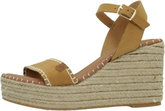 POPA Bandon Wedge - Dames - Sleehakken - Bruin - 40 EU - Schoenen