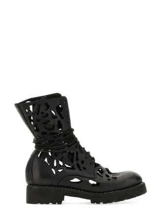 Guidi Ankle Boot With Cut Out Details