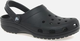 Crocs Mens Classic Mens Slip On Mules - Black - Size: 12
