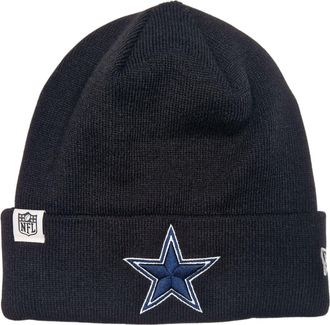 New Era Dallas Cowboys NFL Loop Label Knit Black Beanie