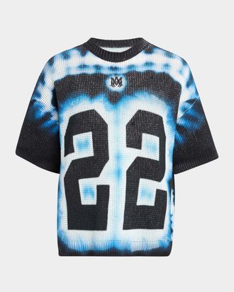 Amiri Mens 22 Tie-Dye Knit T-Shirt