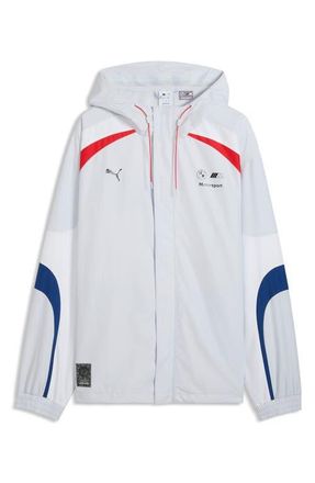 Puma x BMW M Motorsport Hooded Jacket in Silver Mist at Nordstrom, Size Xx-Large
