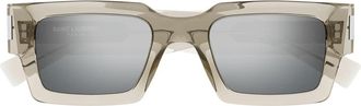 Saint Laurent Sunglasses Sl 572 003 Beige/Silver Unisex