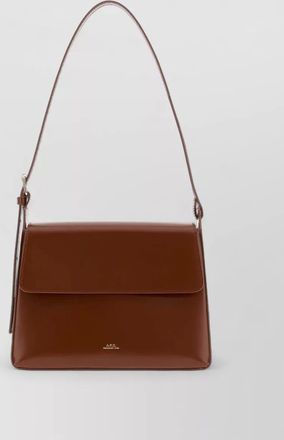 A.P.C. virginie leather shoulder bag