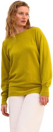 Celtic & Co. Geelong Slash Neck Sweater in Ochre at Nordstrom, Size X-Small
