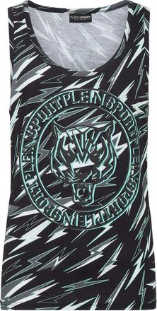 Plein Sport Tanktop - Heren - Sportshirts - Veelkleurig - XS - Katoen - Fitness