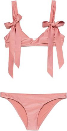 Zimmermann Patience bow-tie bikini - Pink