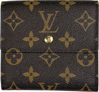 Louis Vuitton Brown Monogram Monogram Wallet (Tri-Fold) (Pre-Owned)