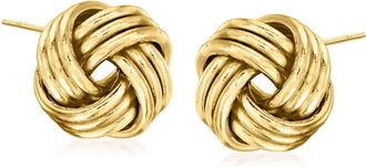 Ross-Simons 14kt Yellow Gold Love Knot Earrings