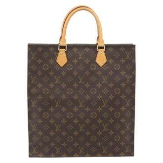 Louis Vuitton Vintage, unisex, Bruin, ONE Size, Leer, Pre-owned Vintage Tote Bag