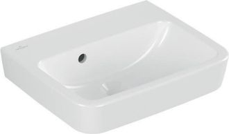 Villeroy & Boch V&b Handwaschbecken O.novo 450x370mm O Hahnloch Mit &Uuml;berlauf Wei&szlig;