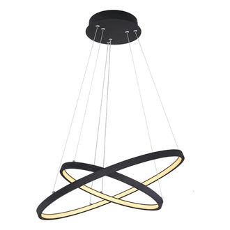 Globo Lighting L&aacute;mpara Colgante - Ralph - Negro - Metal - &Oslash; 51cm - Led - - Globo