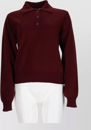 Maison Margiela virgin wool polo sweater
