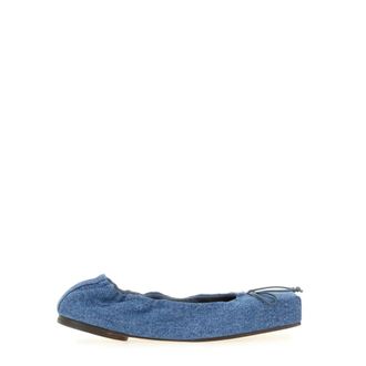 Jacquemus Schoenen, Dames, Blauw, 37 EU, Katoen, Ballerinas