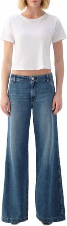 Amo Edith Wide Leg Trouser In Romance