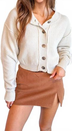 Nia Zella Mini Skort In Saddlebrown