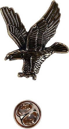 Generic Men Decoration Brooch Eagle Shape Retro Metal Bird Badge Clothes Accessories Pin Nice Multicoloured