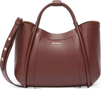 Max Mara Borsa a mano in pelle - Rosso