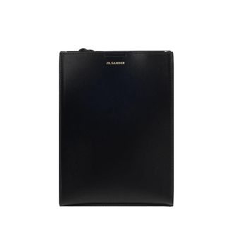 Jil Sander Zwarte Kalfsleer Bos Taurus Schoudertas