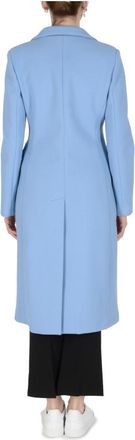 19V69 Womens Coat Light Blue AMINA - Sky Blue Fabric - Size Small