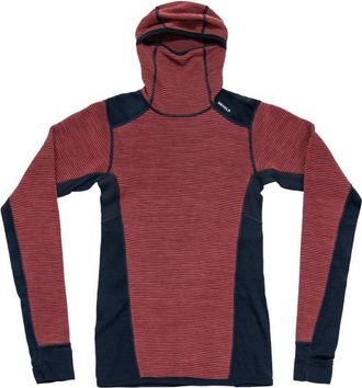 Devold Reverso Merino Hoodie Merinohoodie f&uuml;r Damen | rot