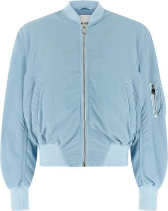 The Attico Light Blue Bomber Jacket