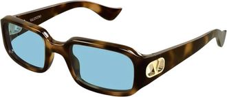 Valentino V Logo Zonnebril - Dames - Zonnebrillen - Bruin - 53 MM - Accessoires