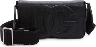 Dolce & Gabbana Mini Deerskin Leather Shoulder Bag in Nero at Nordstrom