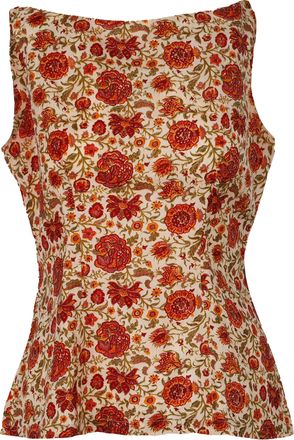 Isabel Marant Isabel Marant zijden top met bloemenprint - jaren 2010
