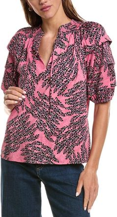 Nic+Zoe Nic & Zoe Petite Blush Of Spring Peasant Top